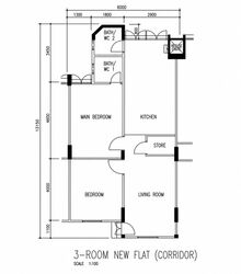 Blk 210 Jurong East Street 21 (Jurong East), HDB 3 Rooms #579763351